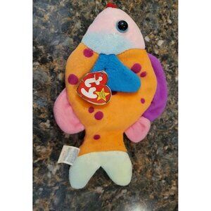 Beanie Babies 4254 Lips The Fish Toy 1999